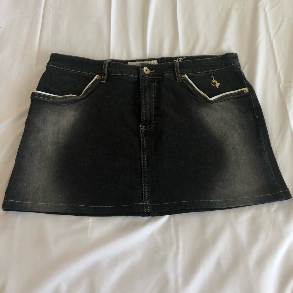 Baby Phat Black Jeanskirt